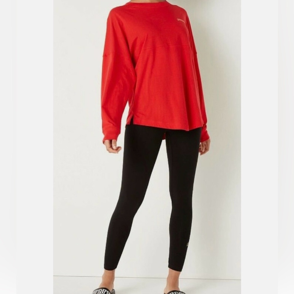 PINK Victoria's Secret Red long sleeve top